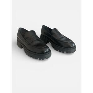 Free People Lyra Lug Sole Loafers - Size 37.5 (EU), 7 (US)- Excellent Condition